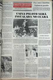 Página do jornal Correio do Ceará de outubro de 1977
