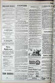 Página do jornal Correio do Ceará de outubro de 1977