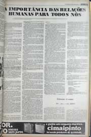 Página do jornal Correio do Ceará de outubro de 1977
