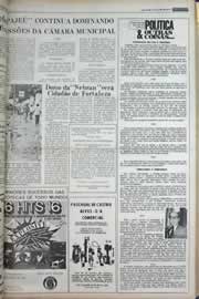 Página do jornal Correio do Ceará de outubro de 1977