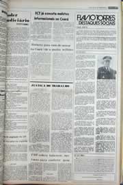 Página do jornal Correio do Ceará de outubro de 1977