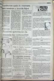 Página do jornal Correio do Ceará de outubro de 1977