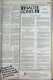 Página do jornal Correio do Ceará de outubro de 1977