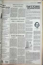 Página do jornal Correio do Ceará de outubro de 1977