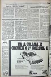 Página do jornal Correio do Ceará de outubro de 1977