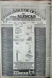 Página do jornal Correio do Ceará de outubro de 1977