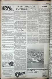 Página do jornal Correio do Ceará de outubro de 1977