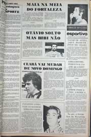 Página do jornal Correio do Ceará de outubro de 1977