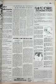 Página do jornal Correio do Ceará de outubro de 1977
