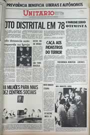 Página do jornal Correio do Ceará de outubro de 1977