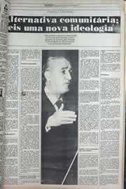 Página do jornal Correio do Ceará de outubro de 1977