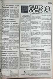 Página do jornal Correio do Ceará de outubro de 1977