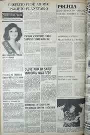 Página do jornal Correio do Ceará de outubro de 1977