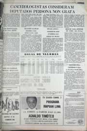 Página do jornal Correio do Ceará de outubro de 1977