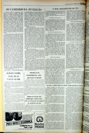 Página do jornal Correio do Ceará de janeiro de 1978