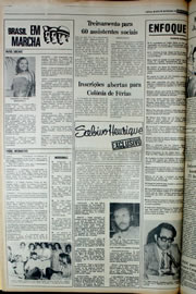 Página do jornal Correio do Ceará de janeiro de 1978