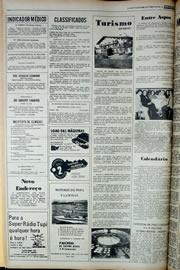 Página do jornal Correio do Ceará de janeiro de 1978