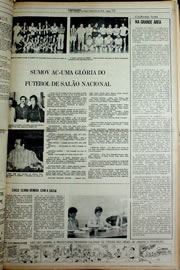 Página do jornal Correio do Ceará de janeiro de 1978