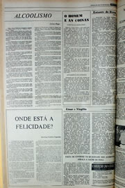 Página do jornal Correio do Ceará de janeiro de 1978