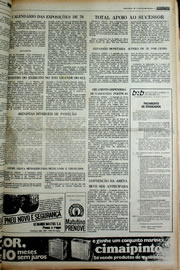 Página do jornal Correio do Ceará de janeiro de 1978