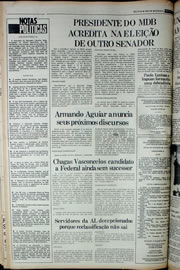 Página do jornal Correio do Ceará de janeiro de 1978