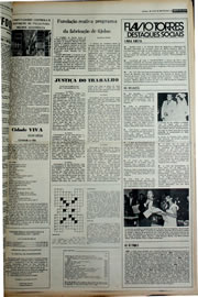 Página do jornal Correio do Ceará de janeiro de 1978