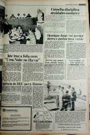 Página do jornal Correio do Ceará de janeiro de 1978
