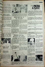 Página do jornal Correio do Ceará de janeiro de 1978