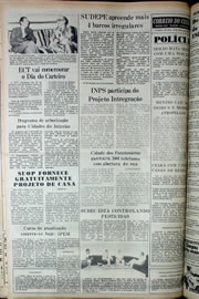 Página do jornal Correio do Ceará de janeiro de 1978