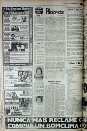 Página do jornal Correio do Ceará de janeiro de 1978