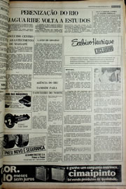 Página do jornal Correio do Ceará de janeiro de 1978