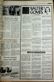 Página do jornal Correio do Ceará de janeiro de 1978