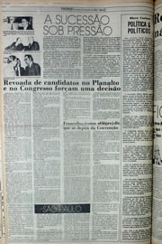 Página do jornal Correio do Ceará de janeiro de 1978