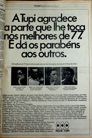 Página do jornal Correio do Ceará de janeiro de 1978