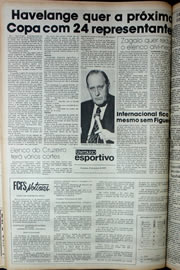 Página do jornal Correio do Ceará de janeiro de 1978