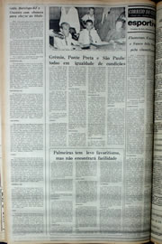 Página do jornal Correio do Ceará de janeiro de 1978