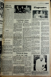 Página do jornal Correio do Ceará de janeiro de 1978