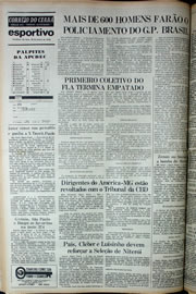 Página do jornal Correio do Ceará de janeiro de 1978