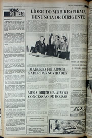 Página do jornal Correio do Ceará de janeiro de 1978