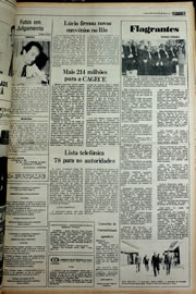 Página do jornal Correio do Ceará de janeiro de 1978