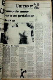 Página do jornal Correio do Ceará de janeiro de 1978