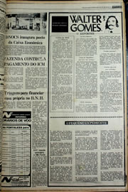 Página do jornal Correio do Ceará de janeiro de 1978