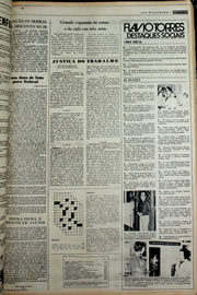 Página do jornal Correio do Ceará de janeiro de 1978