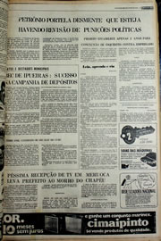 Página do jornal Correio do Ceará de fevereiro de 1978