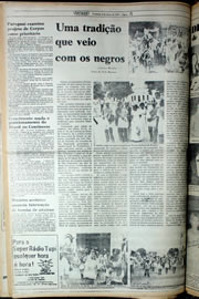 Página do jornal Correio do Ceará de fevereiro de 1978