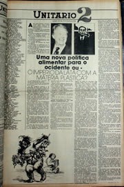 Página do jornal Correio do Ceará de fevereiro de 1978