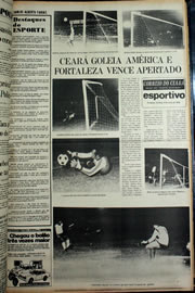 Página do jornal Correio do Ceará de fevereiro de 1978