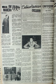 Página do jornal Correio do Ceará de fevereiro de 1978