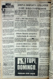Página do jornal Correio do Ceará de fevereiro de 1978