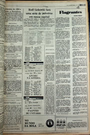 Página do jornal Correio do Ceará de fevereiro de 1978